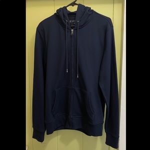 Tommy Hilfiger Sweater Jacket Navy Blue Size Medium